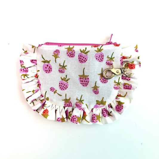 Strawberries - Ruffle Wallet