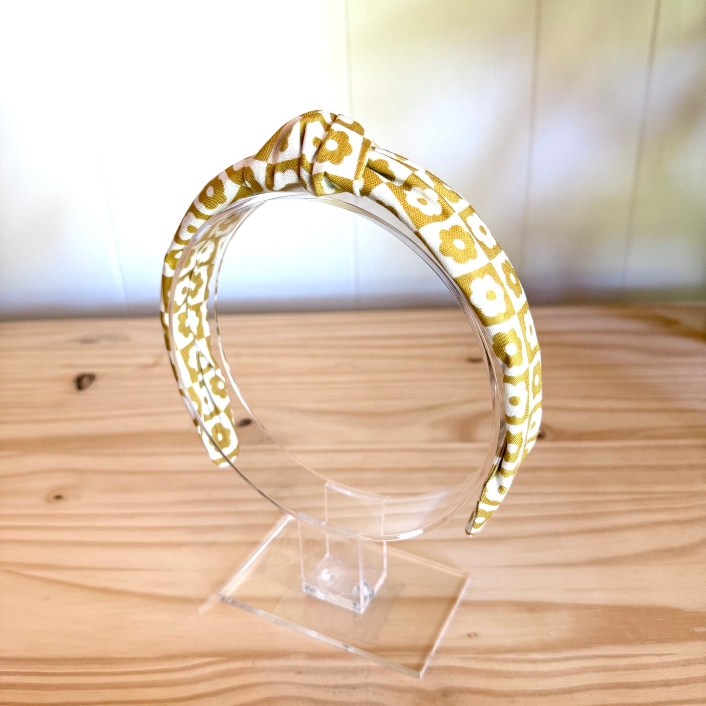 Daisy Checks - Knot Headband (Child/Adult)