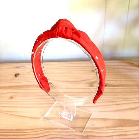 Bright Red - Knot Headband (Child/Adult)