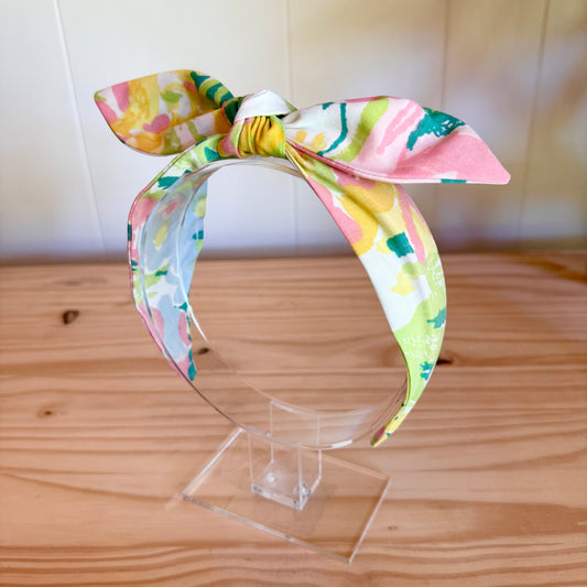 Vintage Tulips - Bow Headband (Child/Adult)