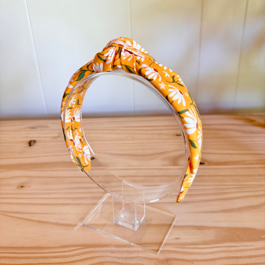 Yellow Daisies - Knot Headband (Child/Adult)