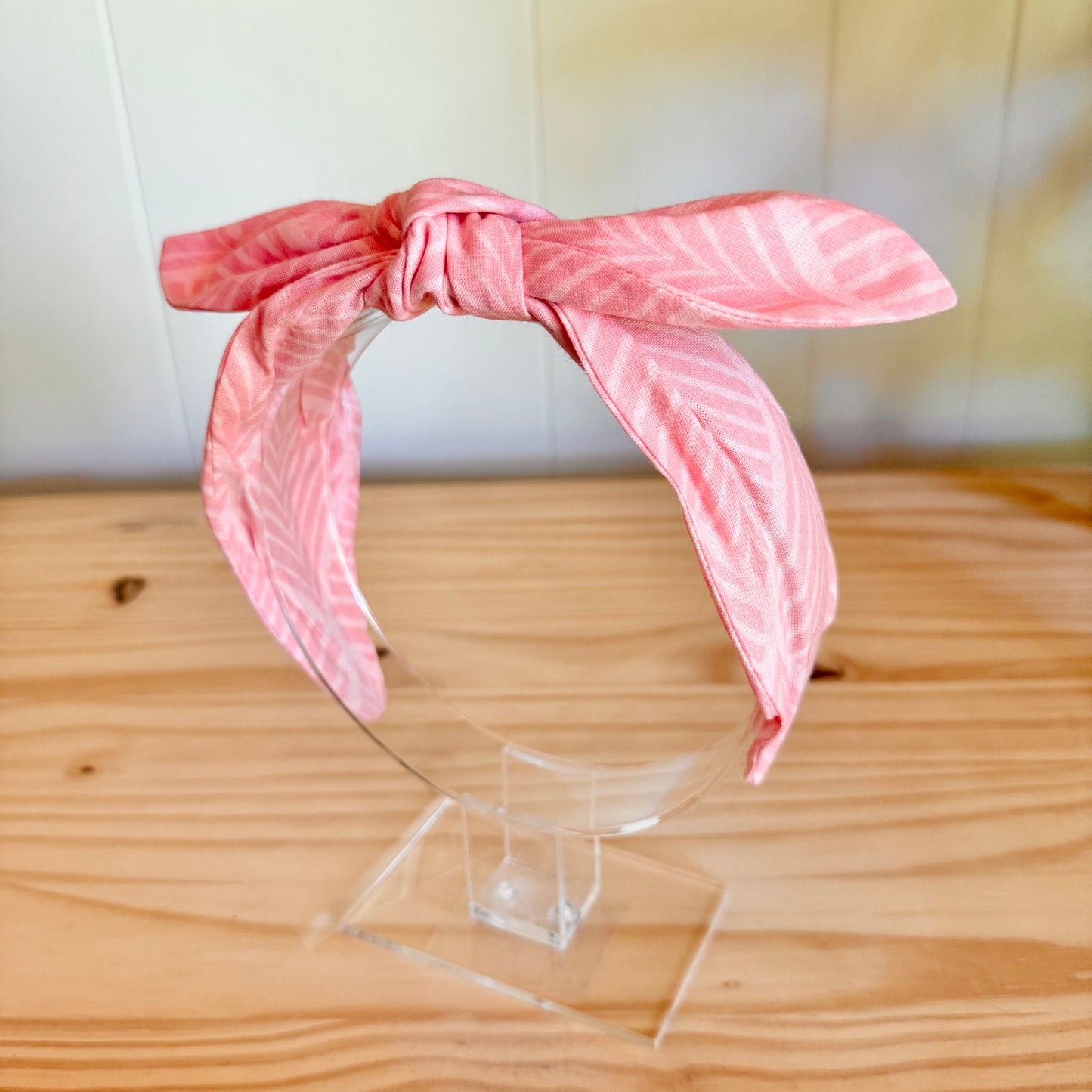 Pink - Bow Headband (Child/Adult)