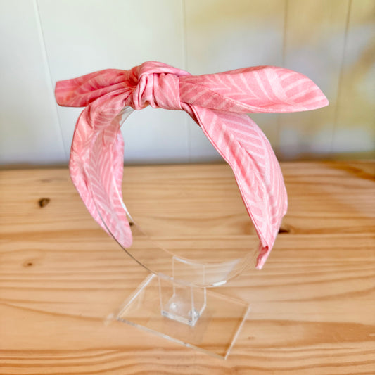 Pink - Bow Headband (Child/Adult)