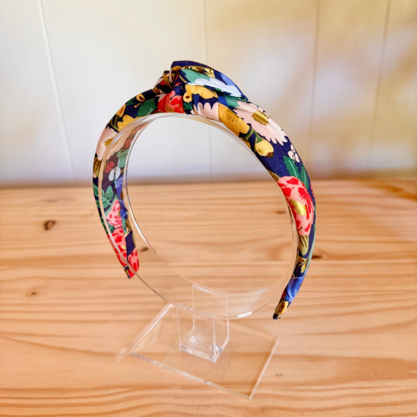 Navy Rifle Paper Floral - Knot Headband (Child/Adult)