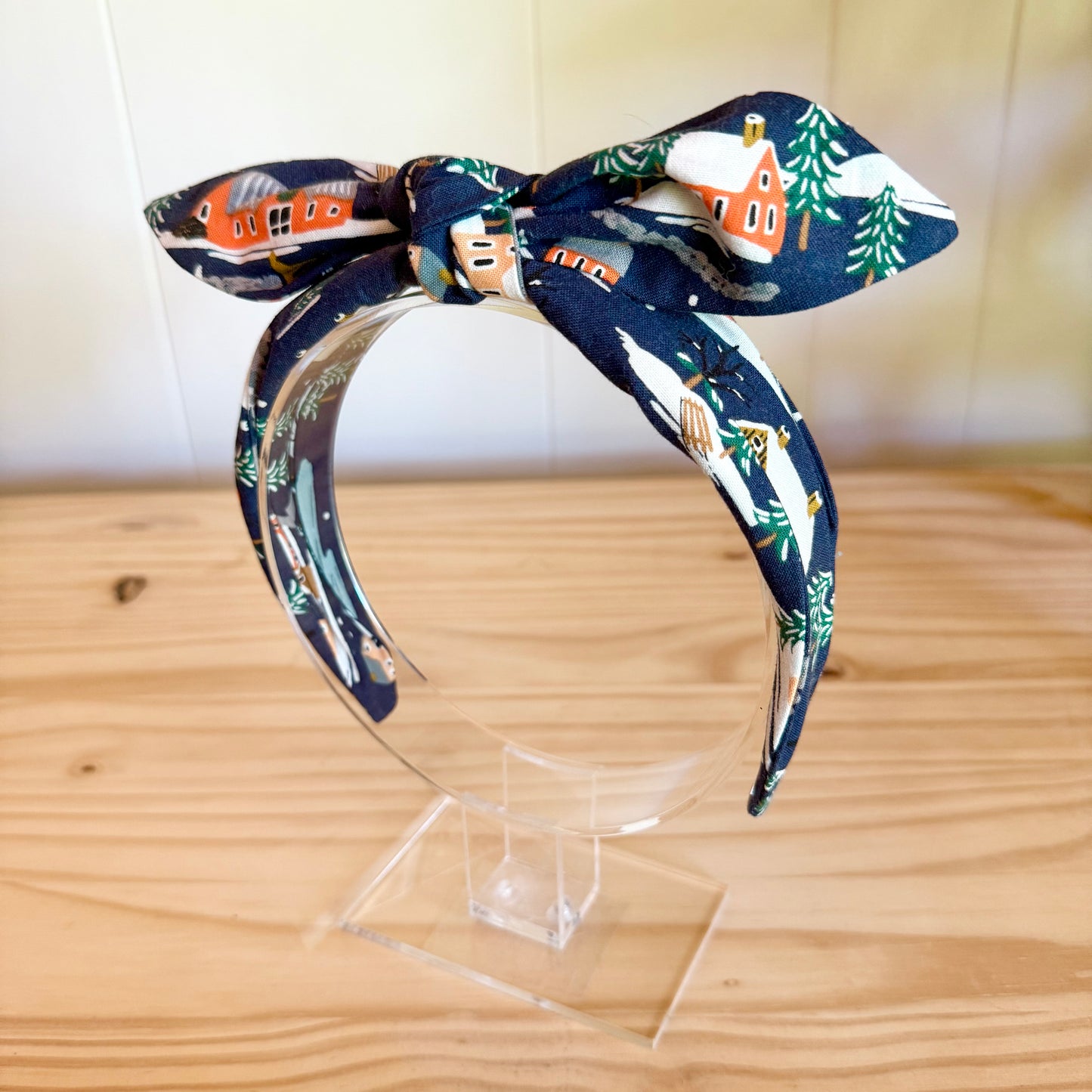 Winter Cottages - Bow Headband (Child/Adult)