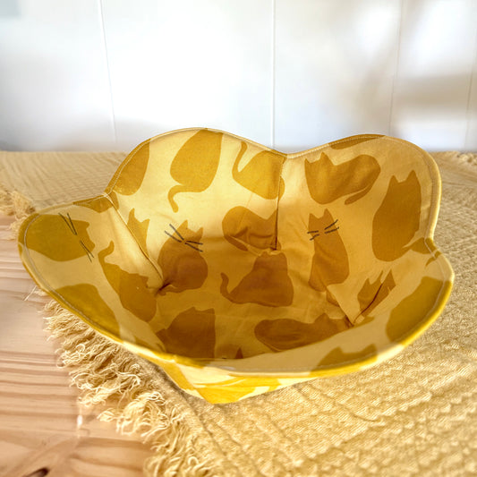 Yellow Cats - Bowl Coozy