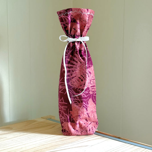 Wine Batik - Bottle Bag