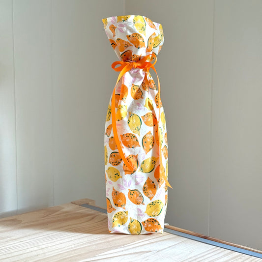 Lemons - Bottle Bag