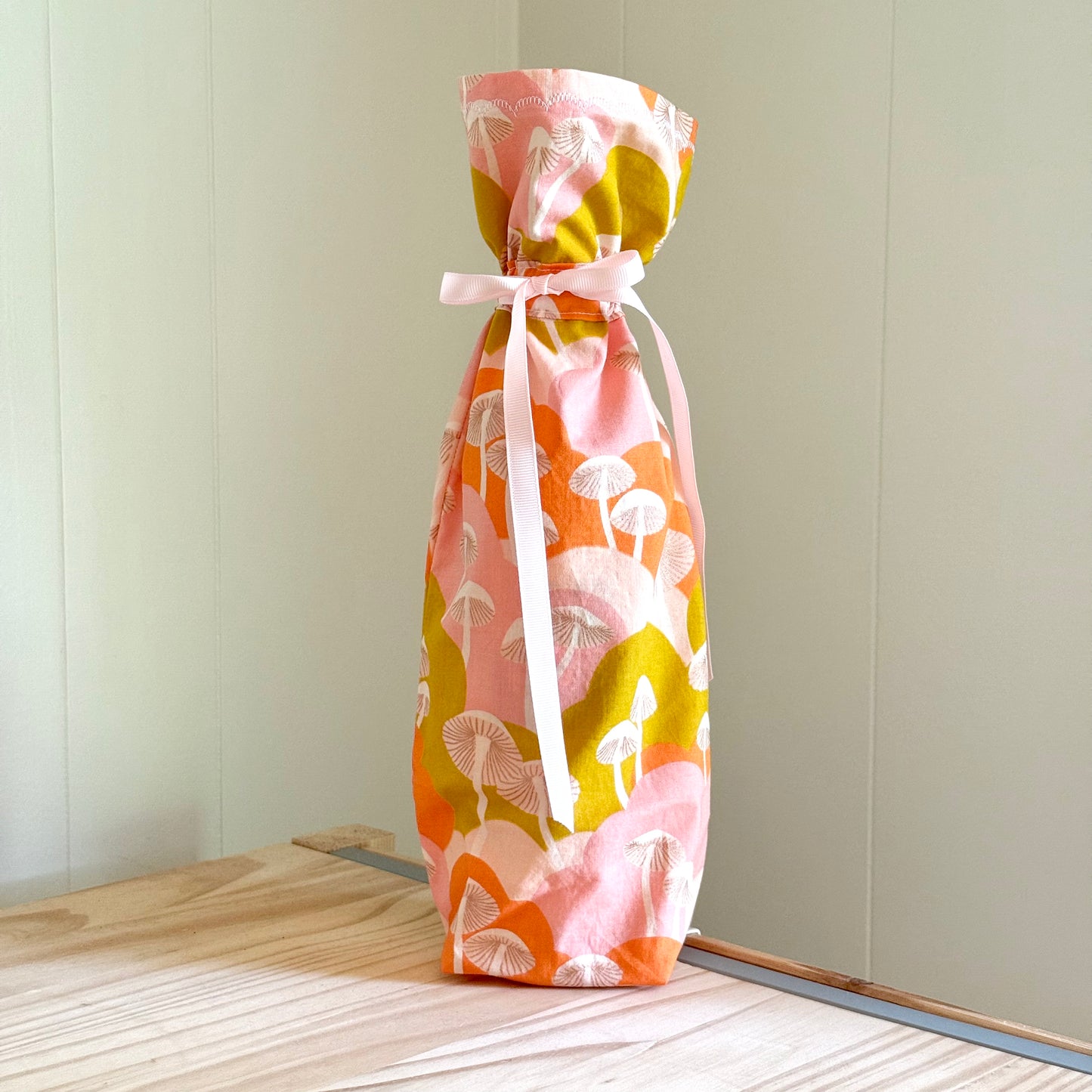 Metallic Mushrooms - Bottle Bag