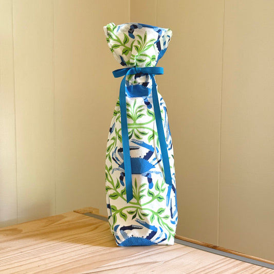 Large Blue Crabs - Bottle Bag