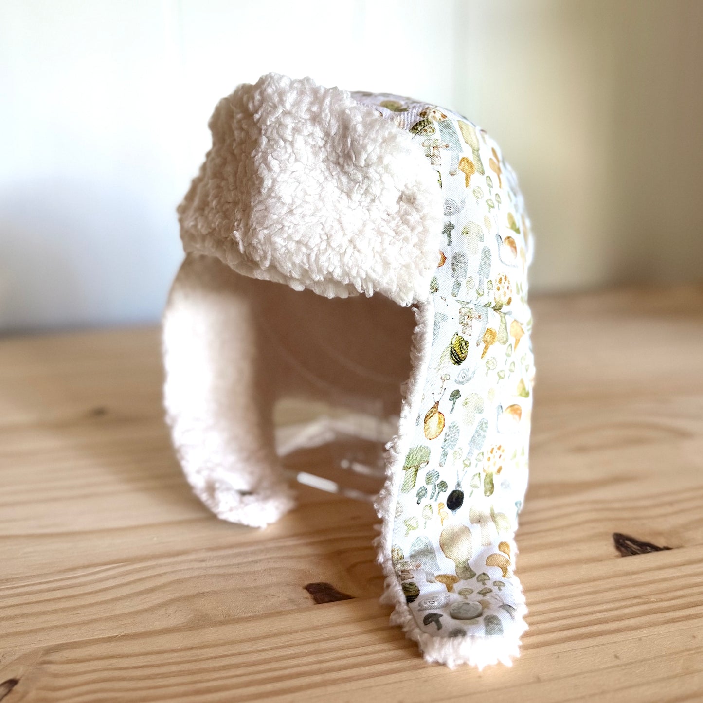 Mushrooms & Cream - Trapper Hat (12-24 Months)