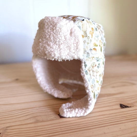 Mushrooms & Cream - Trapper Hat (2-4 Years)