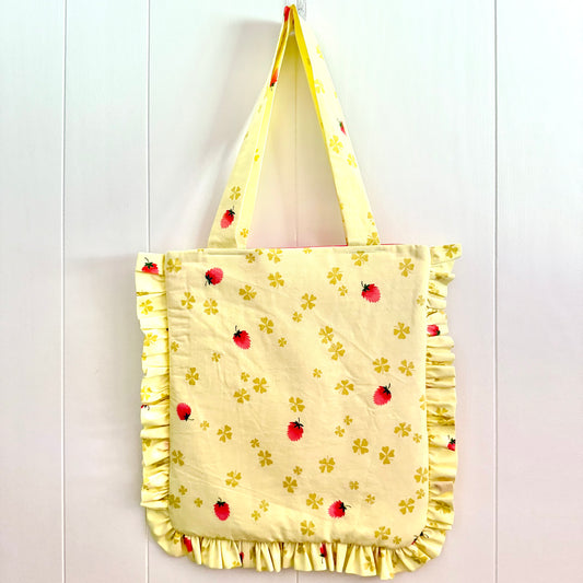 Yellow Clovers - Granny Pillow Tote