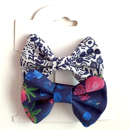 Berries #1 - Alligator Clip Bow Set