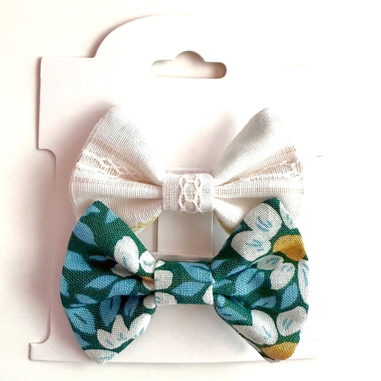 Spruce #1 - Alligator Clip Bow Set