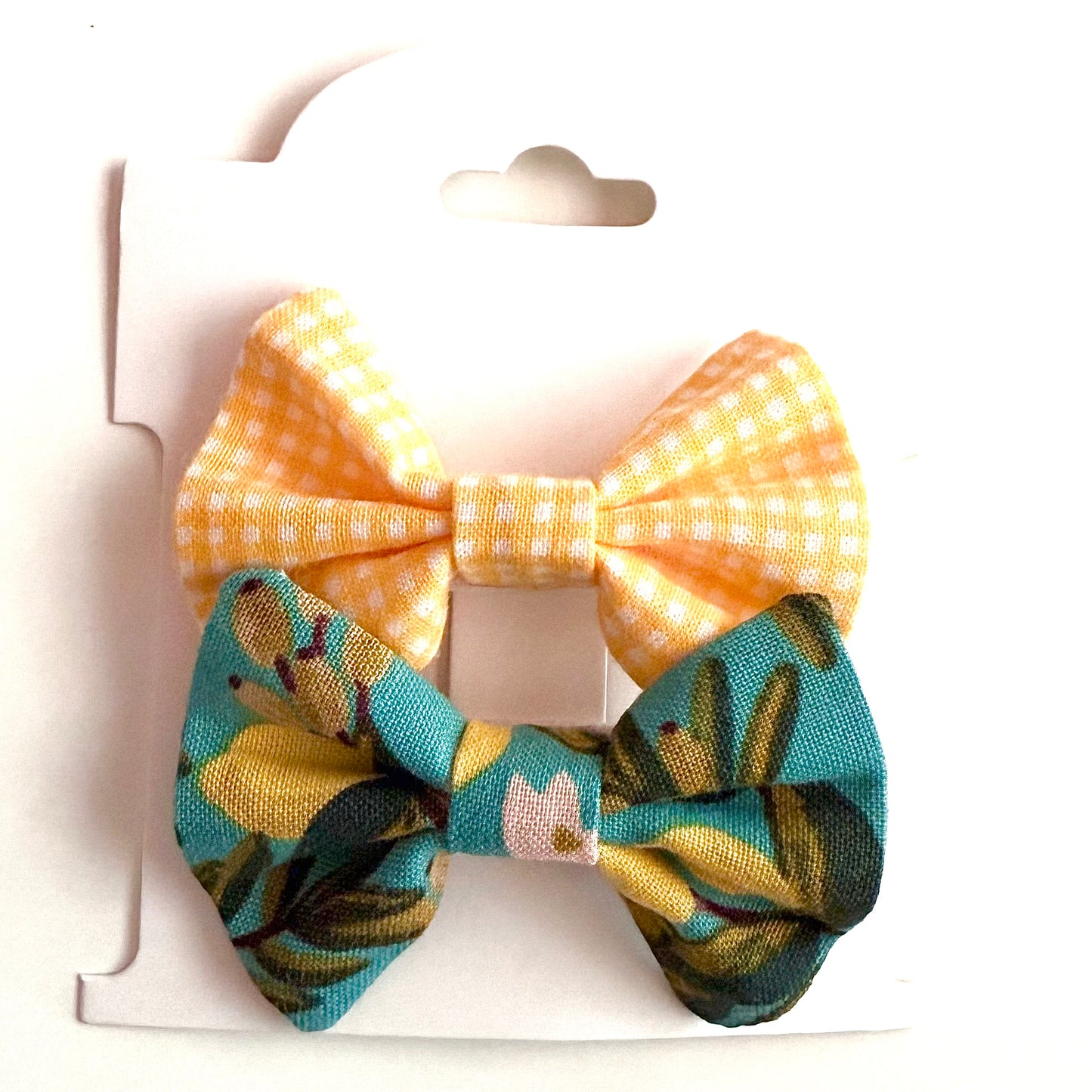 Citrus #1 - Alligator Clips Bow Set
