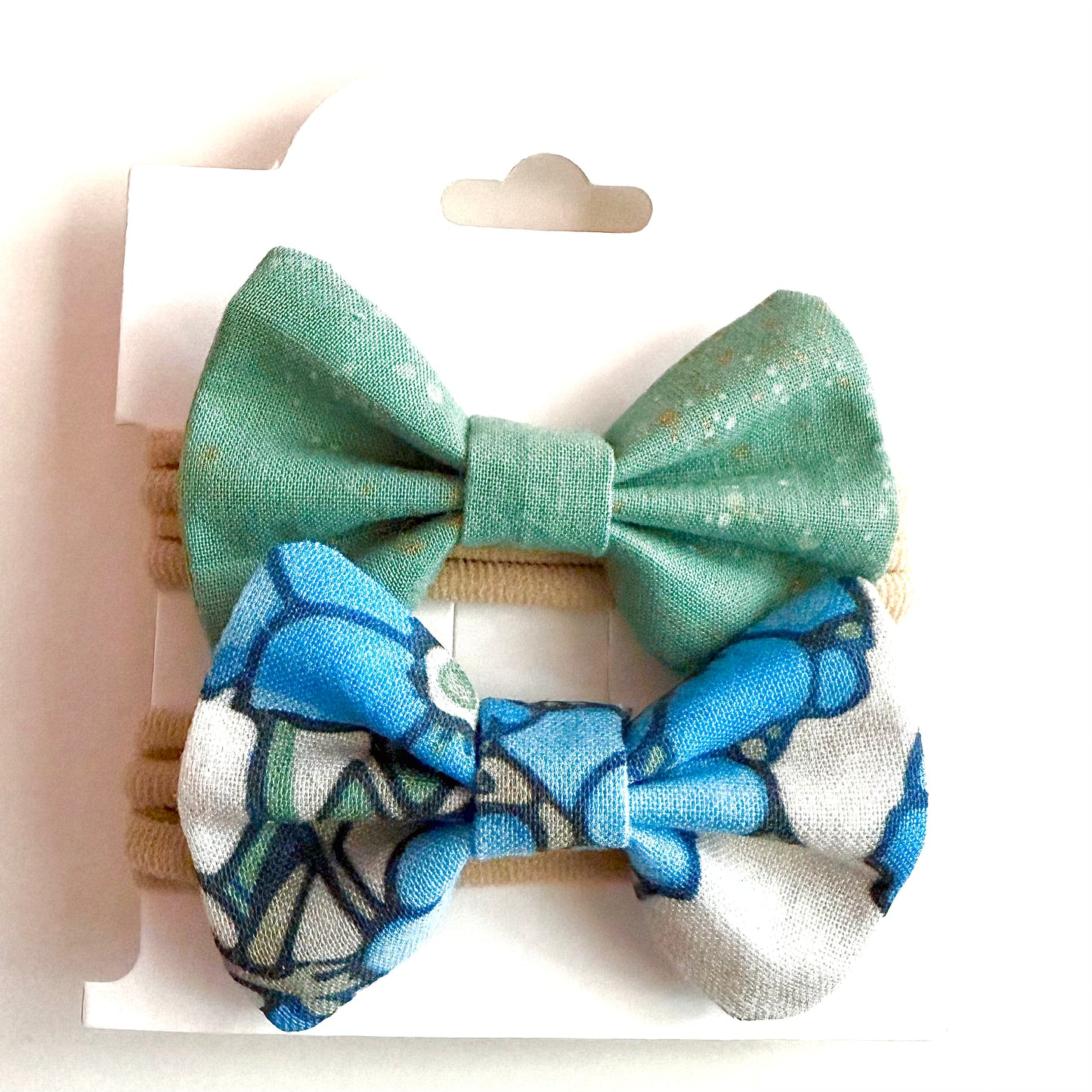 Forget Me Nots #1 - Headband Bow Set