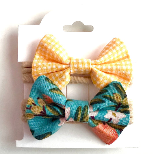 Citrus #1 - Headband Bow Set