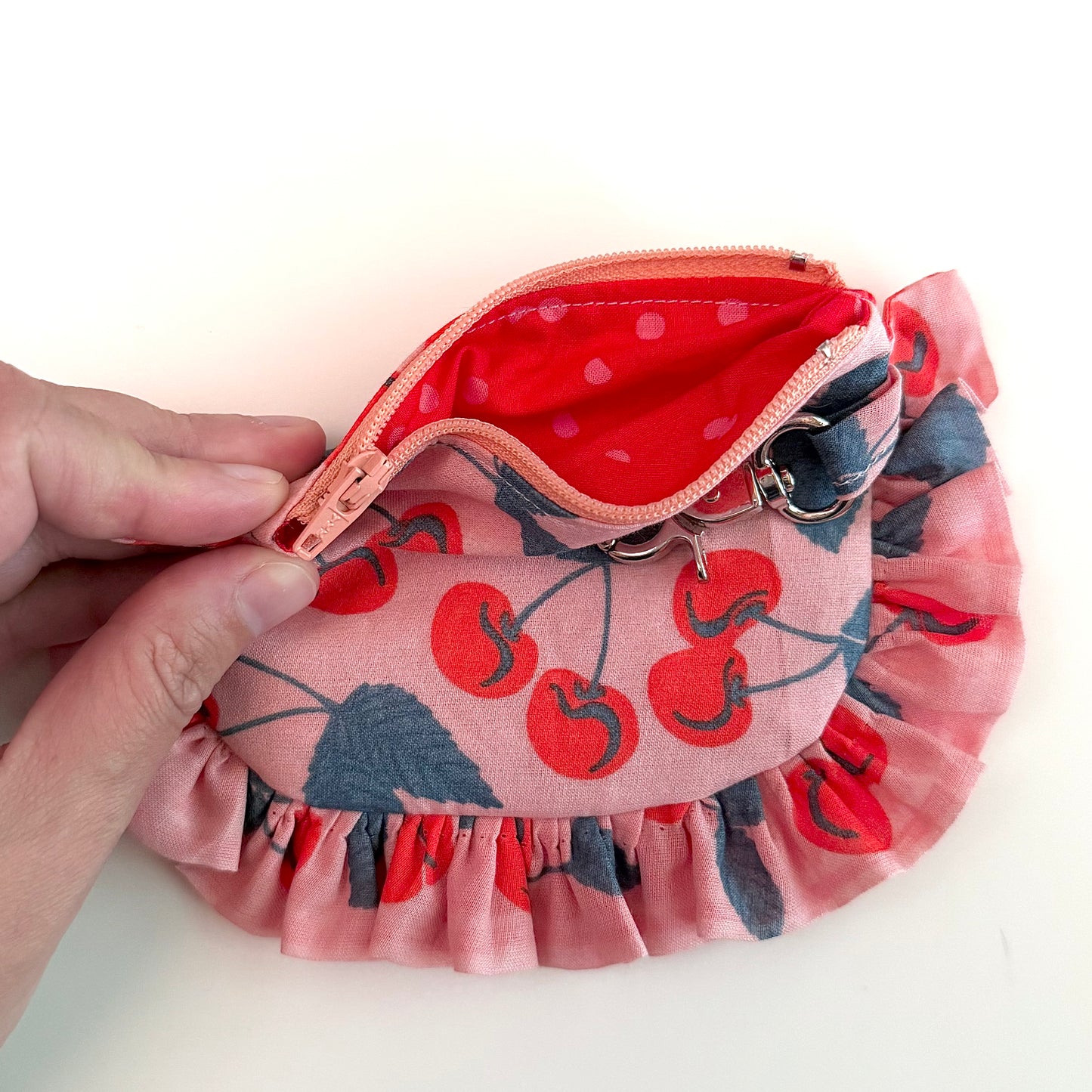 Cherries - Ruffle Wallet