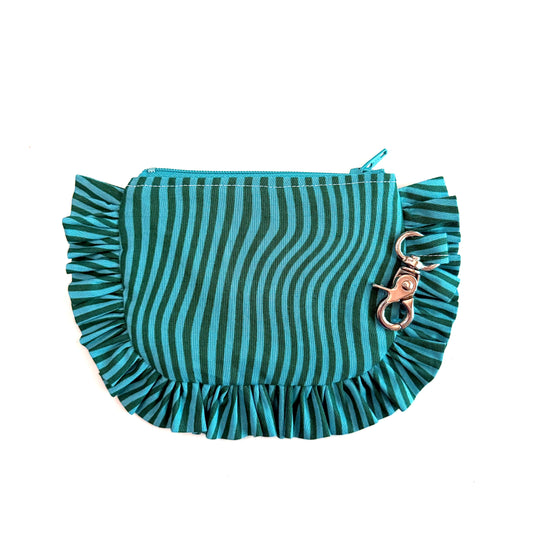 Wavy Stripes - Ruffle Wallet