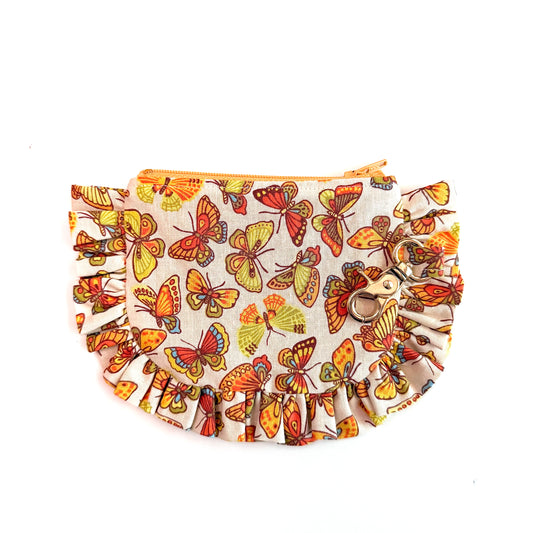 Retro Butterflies - Ruffle Wallet