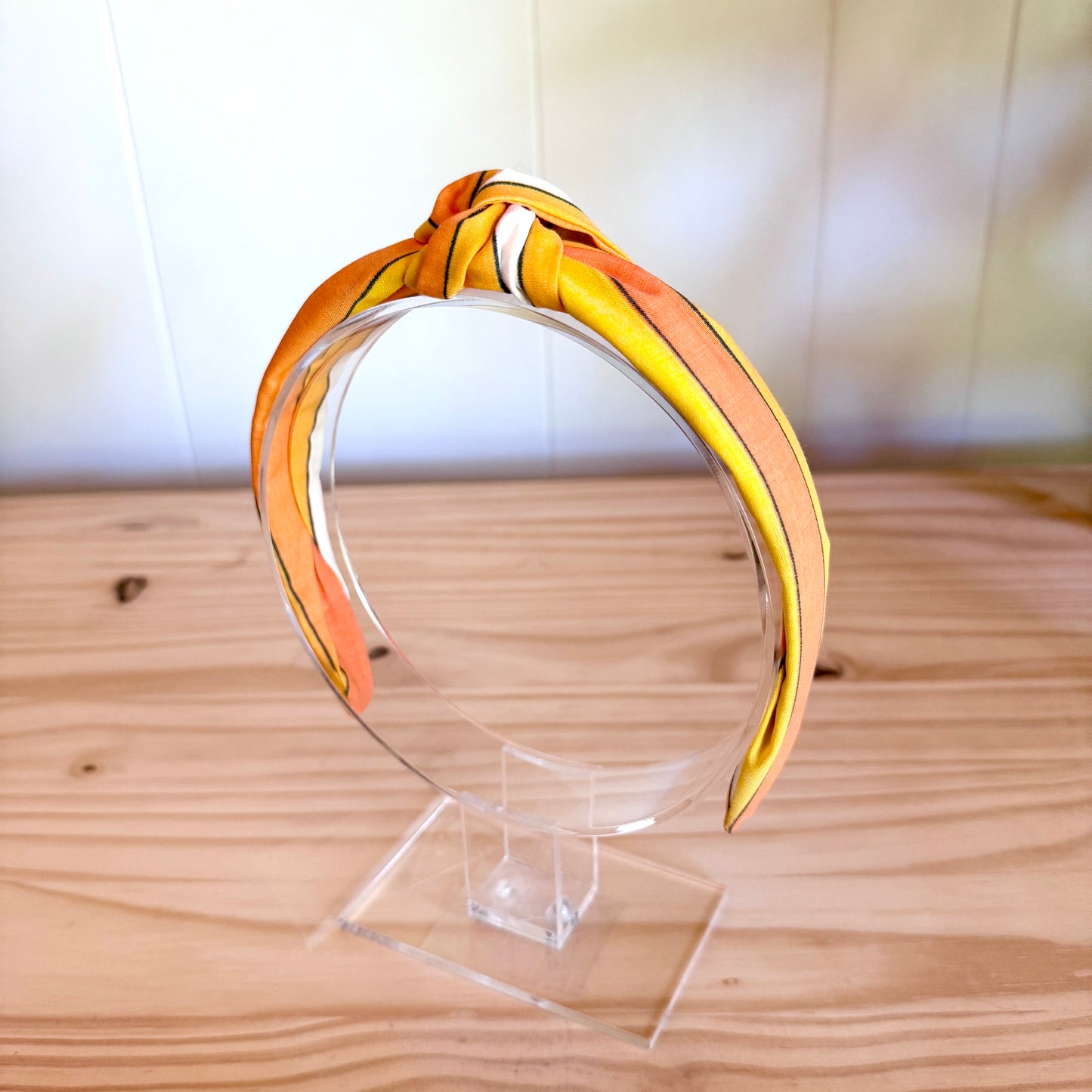 Orange Stripes - Knot Headband (Child/Adult)