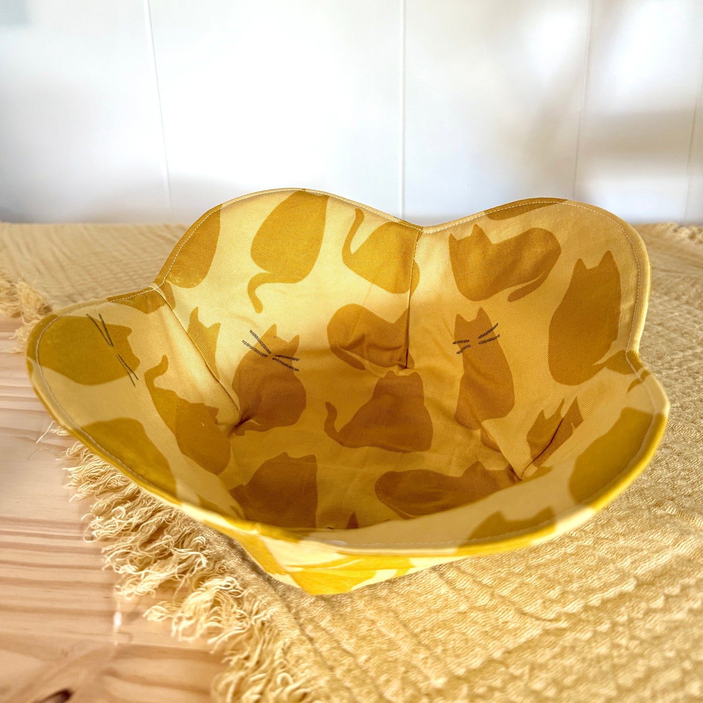 Yellow Cats - Bowl Coozy