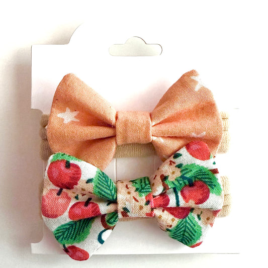 Cherry Tree #1 - Headband Bow Set