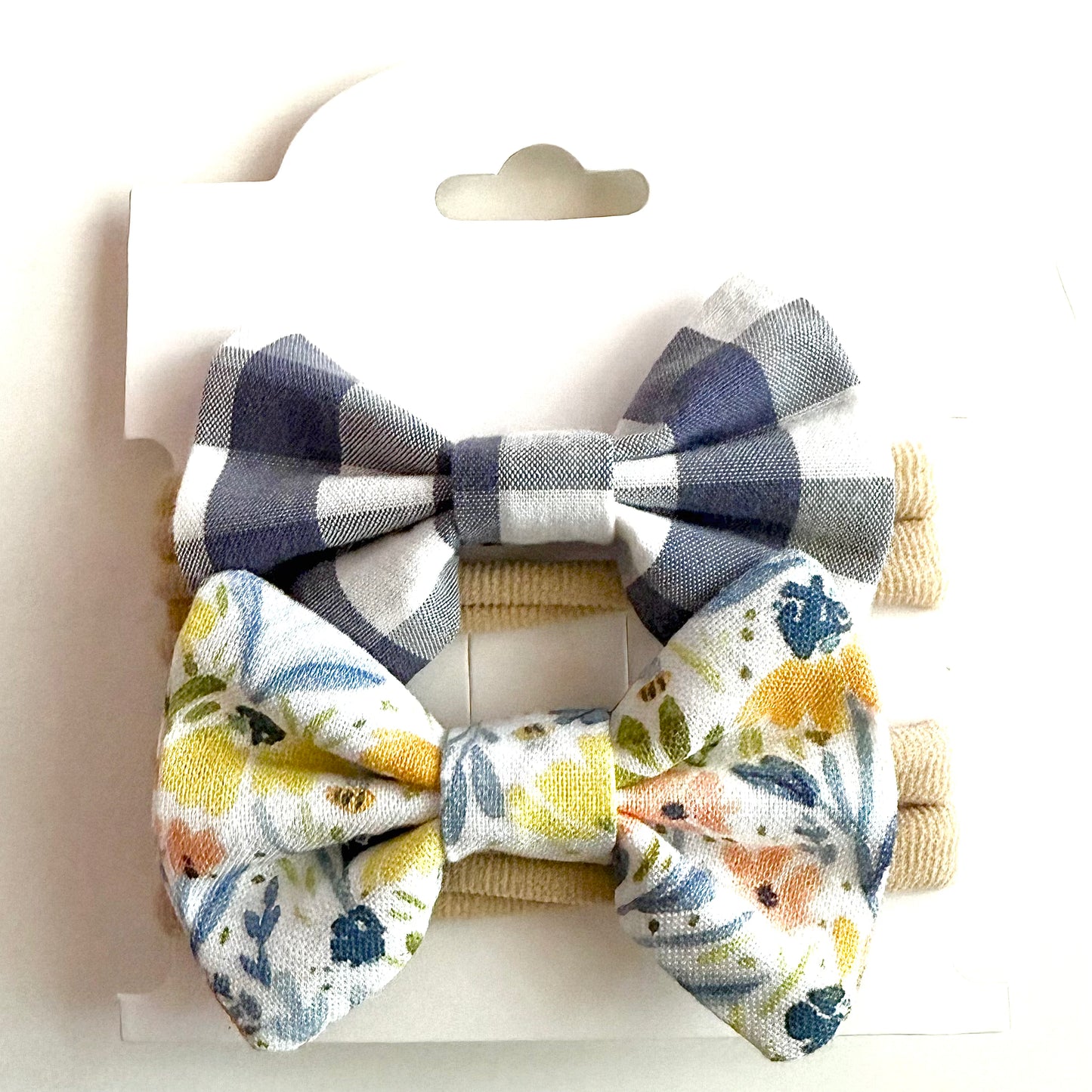 Bumble Bee Floral #1 - Headband Bow Set
