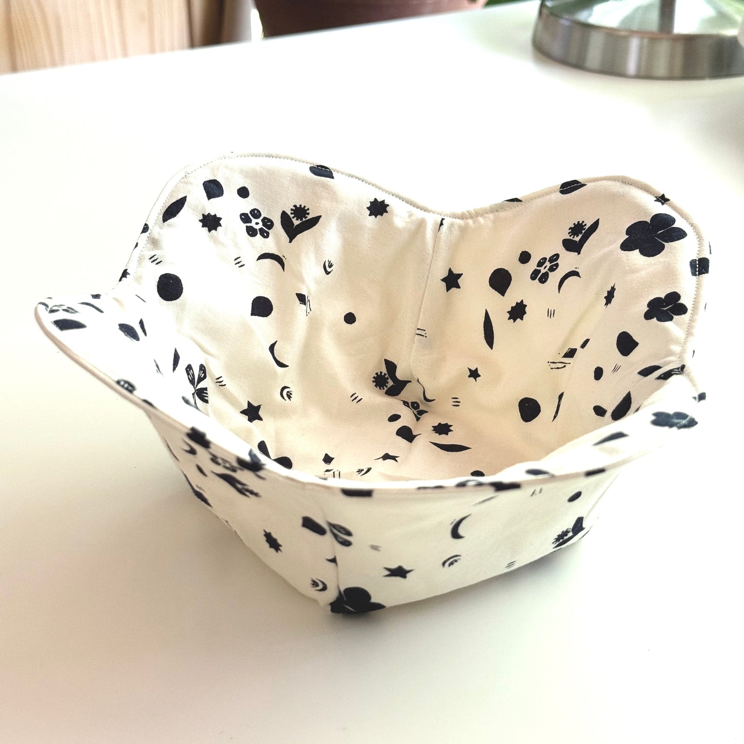 Navy & Cream - Bowl Coozy