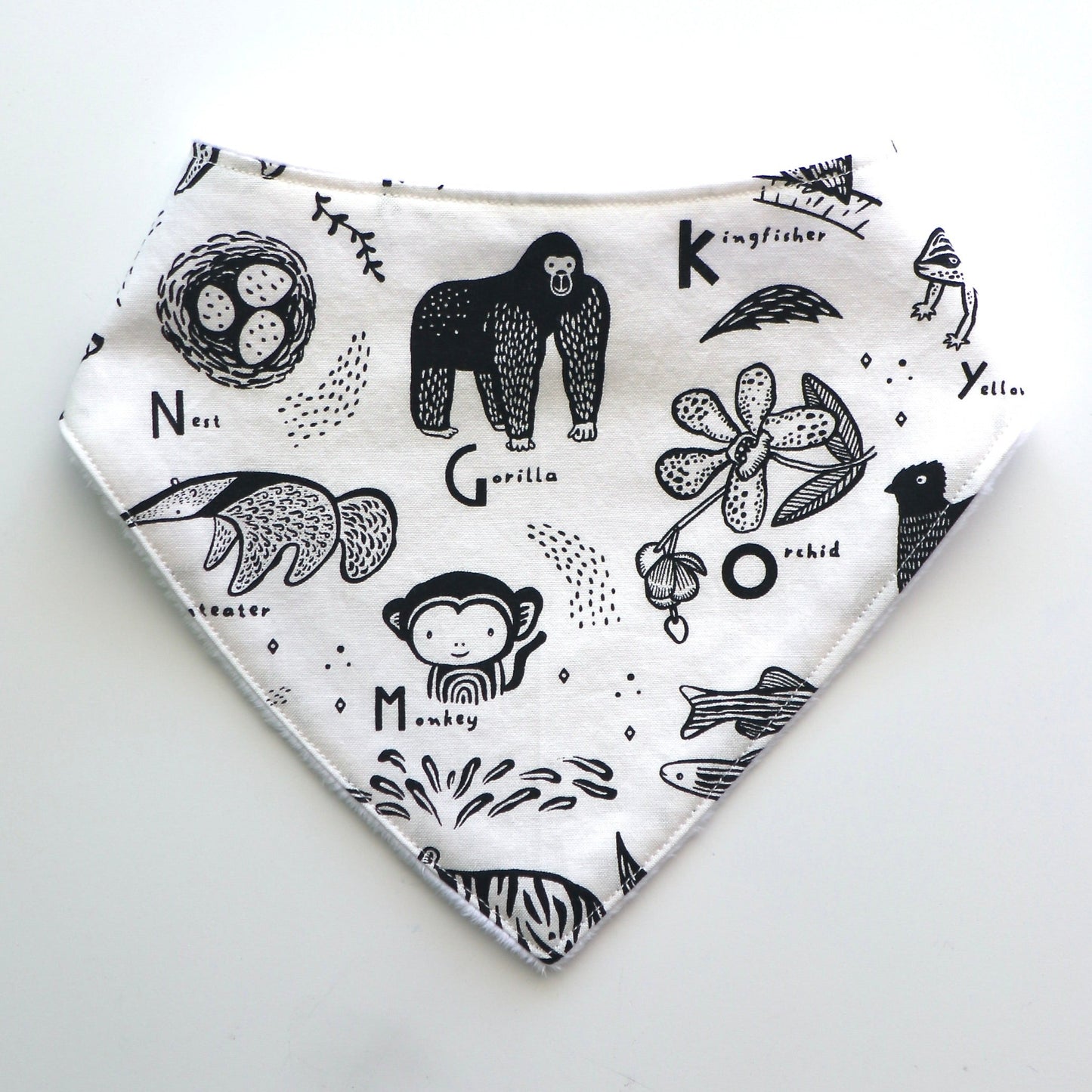 ABC Menagerie - Bandana Bib