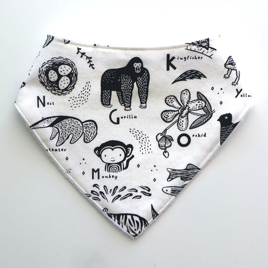 ABC Menagerie - Bandana Bib